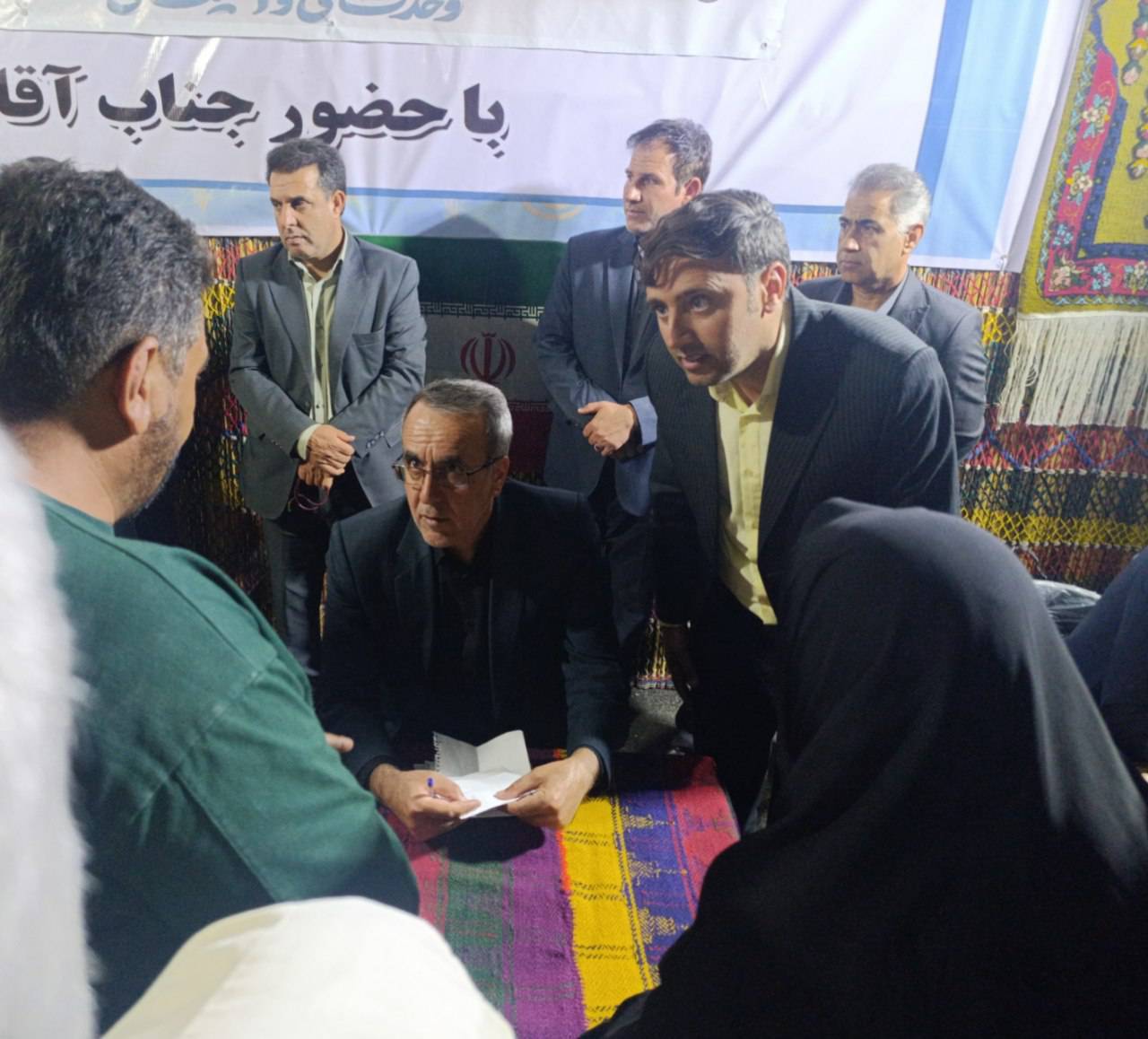 حضور مدیرکل کمیته امداد استان ایلام در برنامه‌های مردمی شهرستان مهران